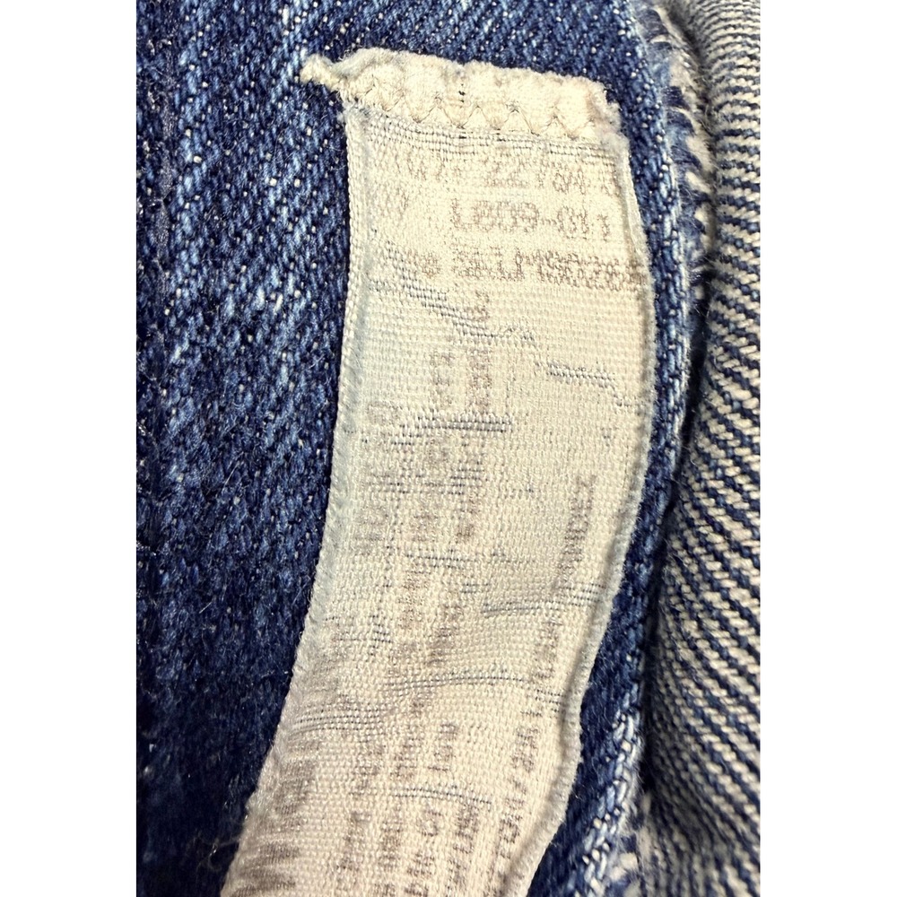 Vintage Wrangler Made in USA Western Cowboy Blue Jeans 38x30 - Picture 5 of 7